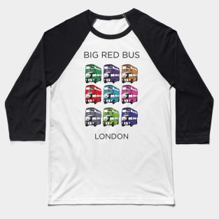 The Routemaster Red Bus, There is Nothing More Quintessentially London Baseball T-Shirt
